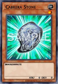 Cabrera Stone, Yu-Gi-Oh! card, EARTH