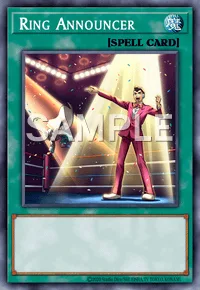 Ring Announcer, Yu-Gi-Oh! card, SPELL