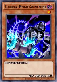 Earthbound Prisoner Ground Keeper, Yu-Gi-Oh! card, DARK