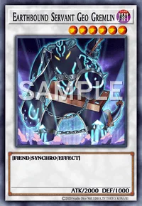 Earthbound Servant Geo Gremlin, Yu-Gi-Oh! card, DARK