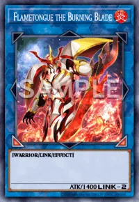 Flametongue the Burning Blade, Yu-Gi-Oh! card, FIRE