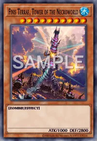 Finis Terrae, Tower of the Necroworld, Yu-Gi-Oh! card, WATER