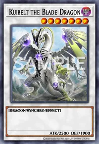 Kuibelt the Blade Dragon, Yu-Gi-Oh! card, DARK