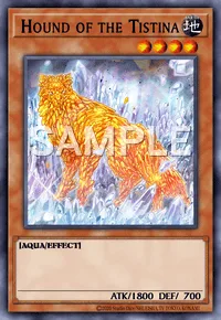 Hound of the Tistina, Yu-Gi-Oh! card, EARTH