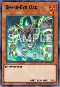 Snake-Eye Oak, Yu-Gi-Oh! card, FIRE