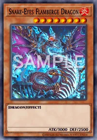 Snake-Eyes Flamberge Dragon, Yu-Gi-Oh! card, FIRE