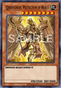 Qebehsenuef, Protection of Horus, Yu-Gi-Oh! card, EARTH