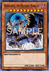 Nephilabyss, the Ogdoadic Overlord, Yu-Gi-Oh! card, DARK