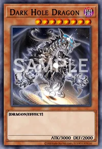 Dark Hole Dragon, Yu-Gi-Oh! card, DARK