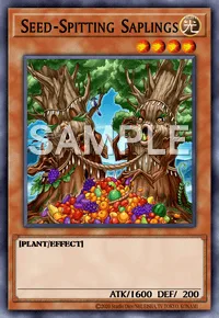 Seed-Spitting Saplings, Yu-Gi-Oh! card, LIGHT