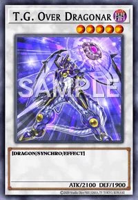 T.G. Over Dragonar, Yu-Gi-Oh! card, DARK