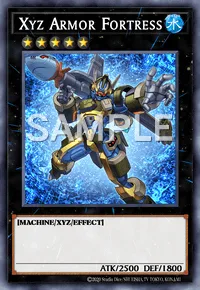Xyz Armor Fortress, Yu-Gi-Oh! card, WATER