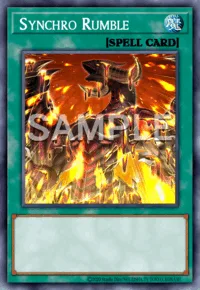 Synchro Rumble, Yu-Gi-Oh! card, SPELL