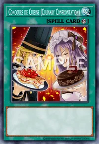 Concours de Cuisine (Culinary Confrontation), Yu-Gi-Oh! card, SPELL
