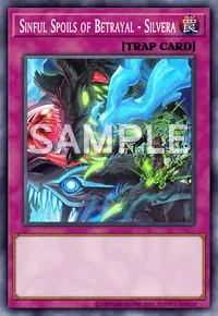 Sinful Spoils of Betrayal - Silvera, Yu-Gi-Oh! card, TRAP