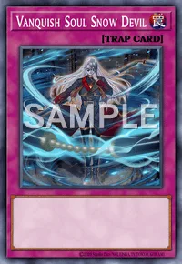 Vanquish Soul Snow Devil, Yu-Gi-Oh! card, TRAP