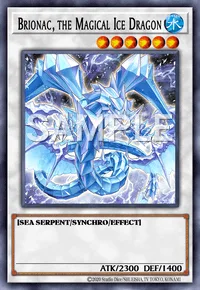 Brionac, the Magical Ice Dragon, Yu-Gi-Oh! card, WATER