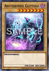 Anotherverse Gluttonia, Yu-Gi-Oh! card, DARK