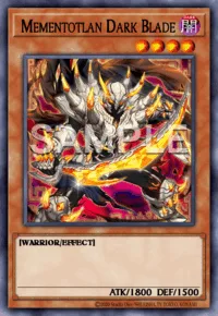 Mementotlan Dark Blade, Yu-Gi-Oh! card, DARK