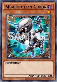 Mementotlan Goblin, Yu-Gi-Oh! card, DARK