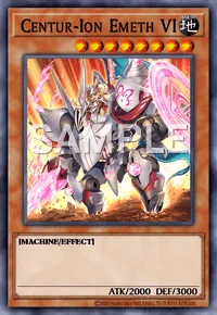 Centur-Ion Emeth VI, Yu-Gi-Oh! card, EARTH