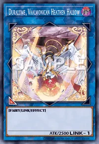 Duralume, Vaalmonican Heathen Hallow, Yu-Gi-Oh! card, DARK