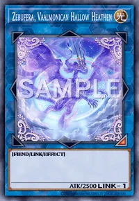 Zebufera, Vaalmonican Hallow Heathen, Yu-Gi-Oh! card, LIGHT