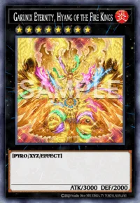 Garunix Eternity, Hyang of the Fire Kings, Yu-Gi-Oh! card, FIRE
