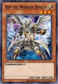 Ken the Warrior Dragon, Yu-Gi-Oh! card, LIGHT