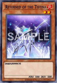 Returned of the Tistina, Yu-Gi-Oh! card, FIRE