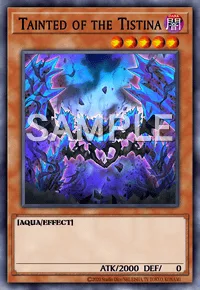 Tainted of the Tistina, Yu-Gi-Oh! card, DARK