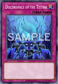 Discordance of the Tistina, Yu-Gi-Oh! card, TRAP