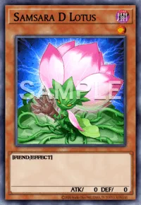 Samsara D Lotus, Yu-Gi-Oh! card, DARK