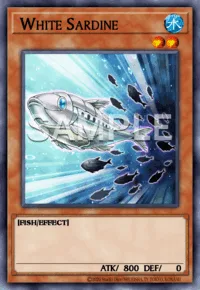 White Sardine, Yu-Gi-Oh! card, WATER