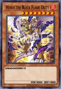 Horus the Black Flame Deity, Yu-Gi-Oh! card, FIRE