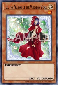 Lo, the Prayers of the Voiceless Voice, Yu-Gi-Oh! card, LIGHT