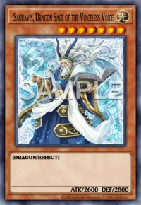 Sauravis, Dragon Sage of the Voiceless Voice, Yu-Gi-Oh! card, LIGHT
