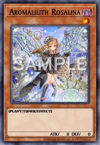 Aromalilith Rosalina, Yu-Gi-Oh! card, DARK