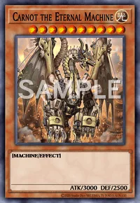 Carnot the Eternal Machine, Yu-Gi-Oh! card, LIGHT