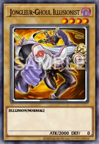 Jongleur-Ghoul Illusionist, Yu-Gi-Oh! card, DARK