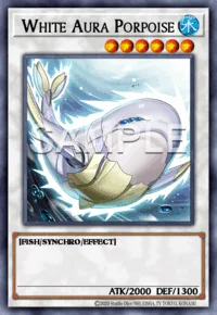White Aura Porpoise, Yu-Gi-Oh! card, WATER