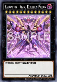 Raidraptor - Rising Rebellion Falcon, Yu-Gi-Oh! card, DARK
