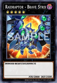 Raidraptor - Brave Strix, Yu-Gi-Oh! card, DARK