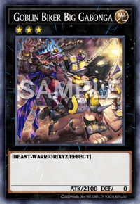 Goblin Biker Big Gabonga, Yu-Gi-Oh! card, LIGHT