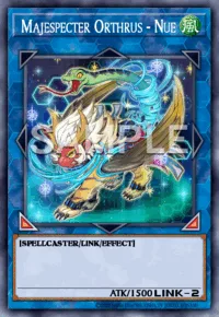 Majespecter Orthrus - Nue, Yu-Gi-Oh! card, WIND