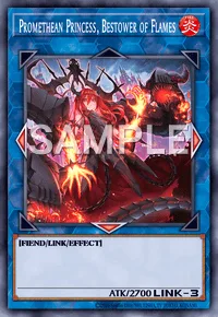 Promethean Princess, Bestower of Flames, Yu-Gi-Oh! card, FIRE