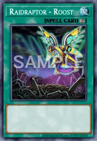 Raidraptor - Roost, Yu-Gi-Oh! card, SPELL