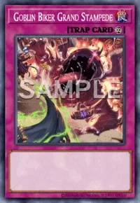 Goblin Biker Grand Stampede, Yu-Gi-Oh! card, TRAP