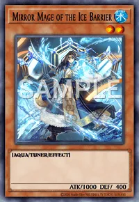 Mirror Mage of the Ice Barrier, Yu-Gi-Oh! card, WATER