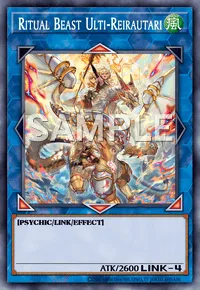 Ritual Beast Ulti-Reirautari, Yu-Gi-Oh! card, WIND